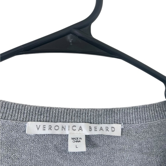 Veronica Beard Centre Metallic Ruffle Sweater - Picture 8 of 8